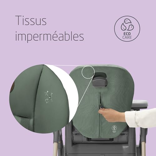 Maxi-Cosi Minla Chaise Haute Évolutive, 0-14 Ans, 60 kg, Essential Graphite