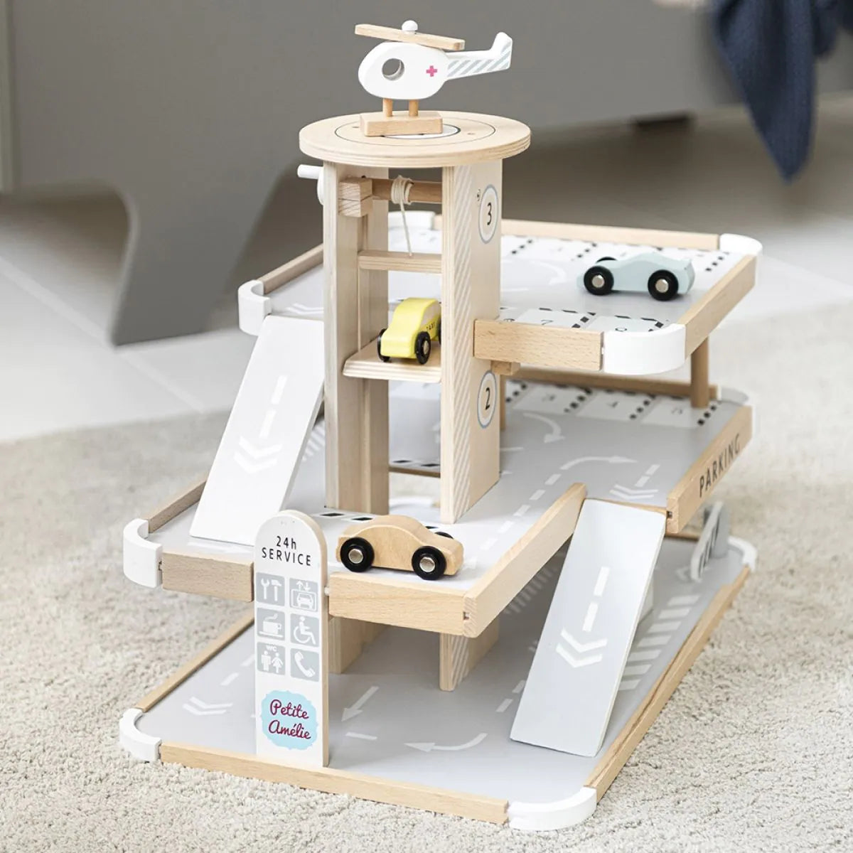 Garage en Bois pour Enfants