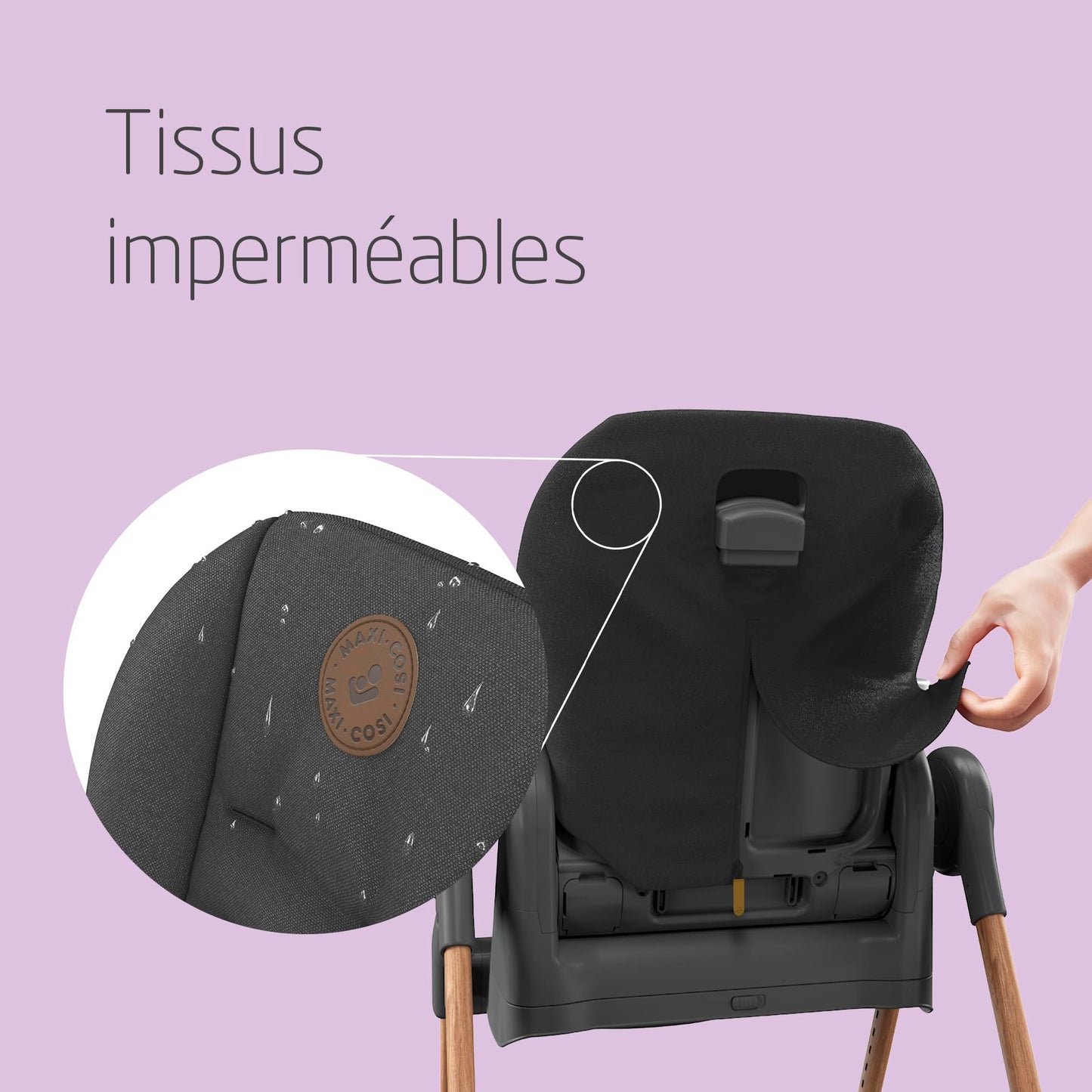 Maxi-Cosi Minla Chaise Haute Évolutive, 0-14 Ans, 60 kg, Essential Graphite