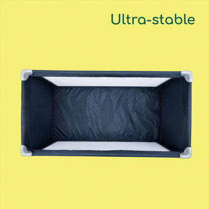 Lit Parapluie Bebeconfort Soft Dreams, Naissance-3 Ans, 15 kg, Avec Matelas, Hauteur Réglable, Gray Mist
