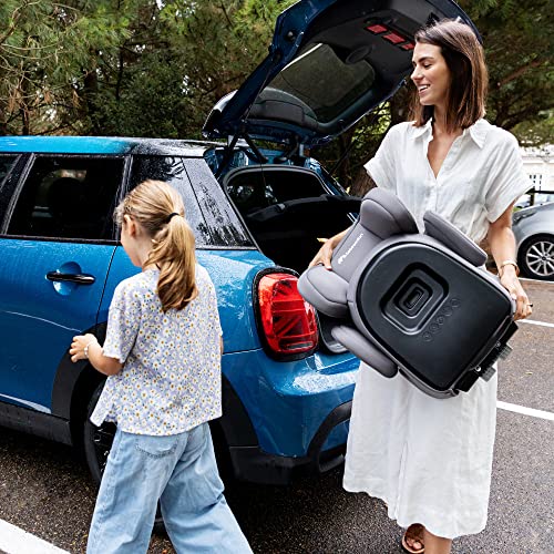 Siège Auto Rehausseur Bebeconfort Road Safe i-Size, 3.5-12 Ans, 15-36 kg, 100-150 cm, Ceinture de Sécurité, Full Black
