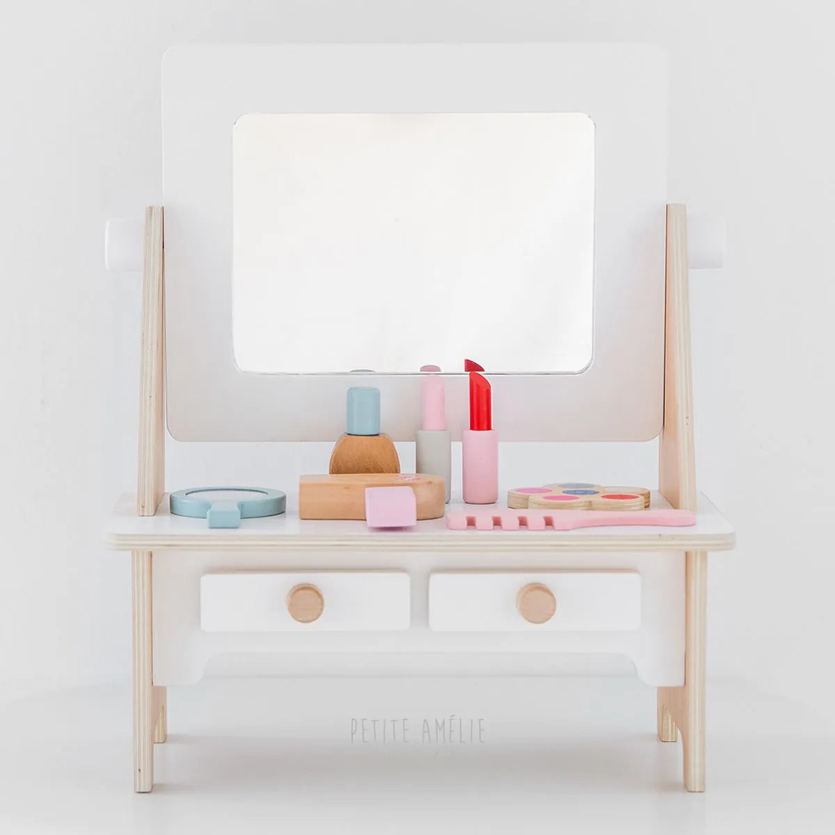 Mini Coiffeuse Jouet en Bois