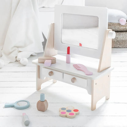 Mini Coiffeuse Jouet en Bois