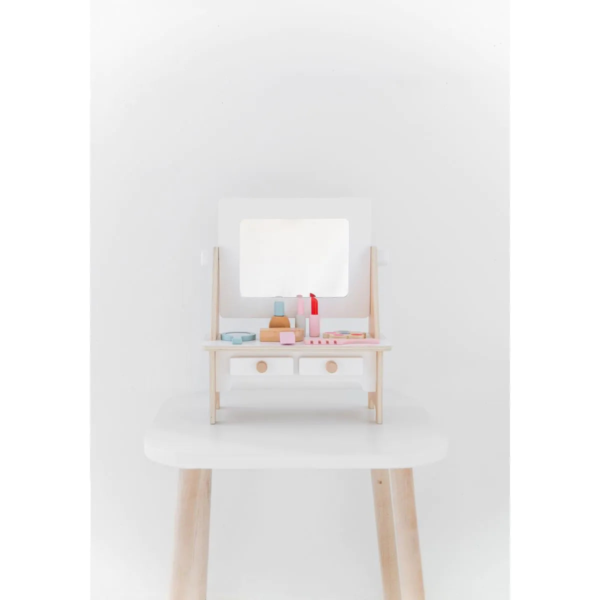 Mini Coiffeuse Jouet en Bois