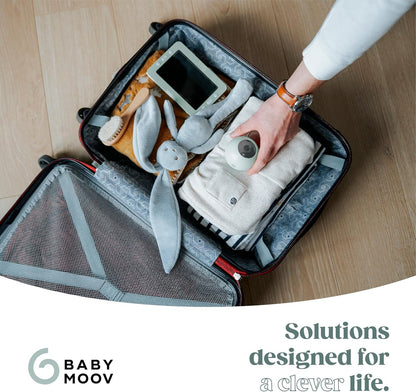 Babymoov Yoo Go+ Babyphone Vidéo 5" HD, Autonomie 8h & Berceuses – Caméra avec Supports