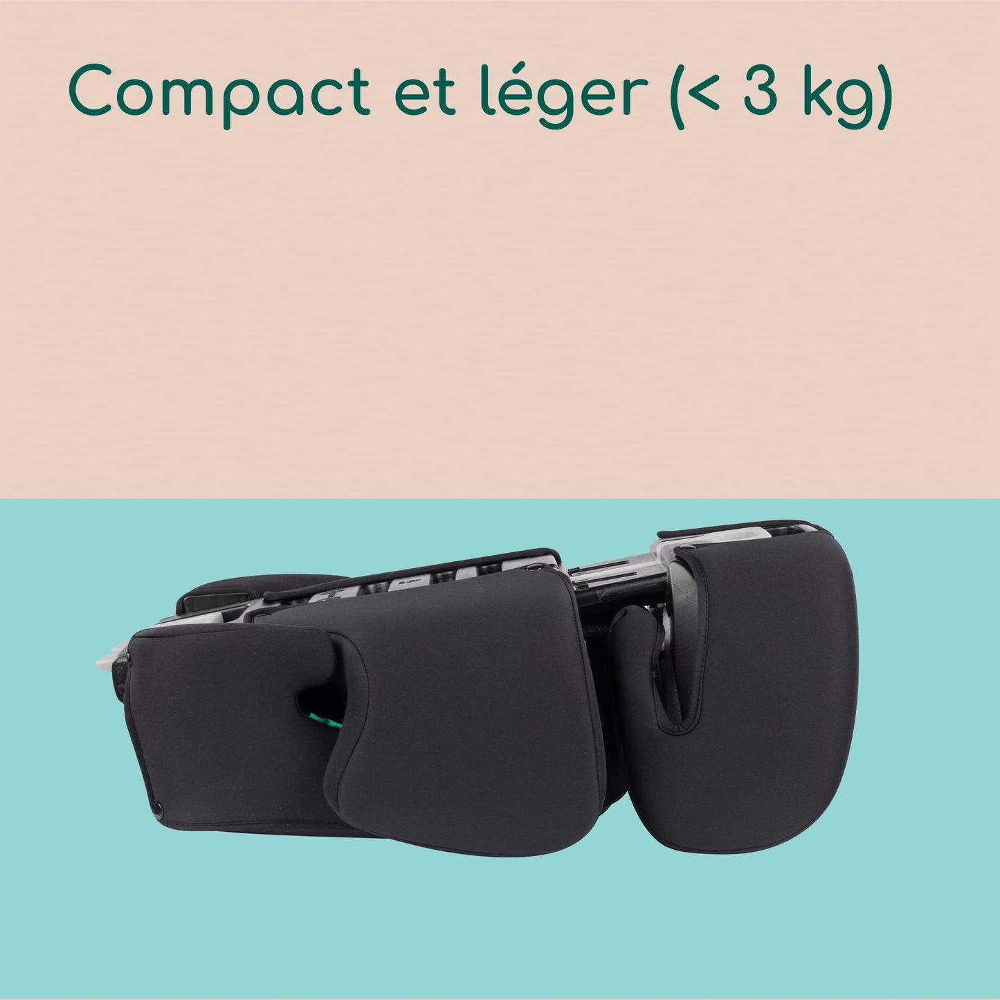 Siège Auto Rehausseur Bebeconfort Road Safe i-Size, 3.5-12 Ans, 15-36 kg, 100-150 cm, Ceinture de Sécurité, Full Black