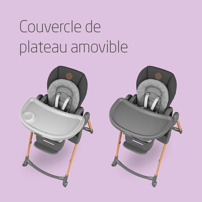 Maxi-Cosi Minla Chaise Haute Évolutive, 0-14 Ans, 60 kg, Essential Graphite